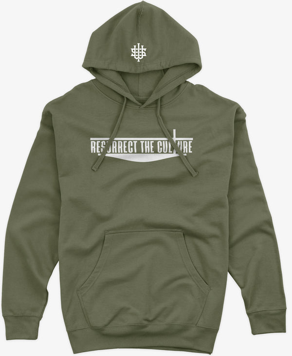 Resurrect the Culture Hoodie (Forest Green)